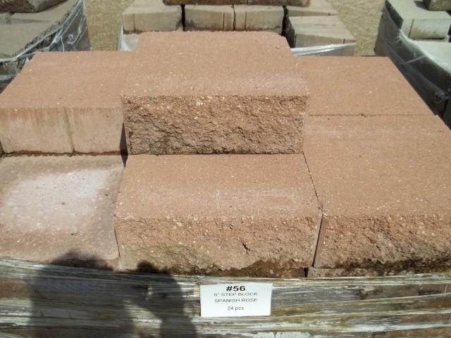 6&quot Step Block Spanish Rose 6&q...