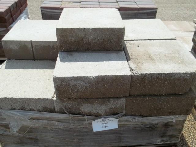 6&quot Step Block Gray 6&quotHx16...