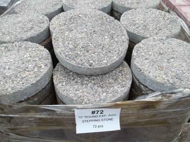 12&quot Round Exposed Agg. Steppin...