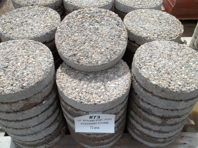 12&quot Round Exposed Agg. Steppin...