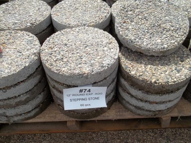 12&quot Round Exposed Agg. Steppin...