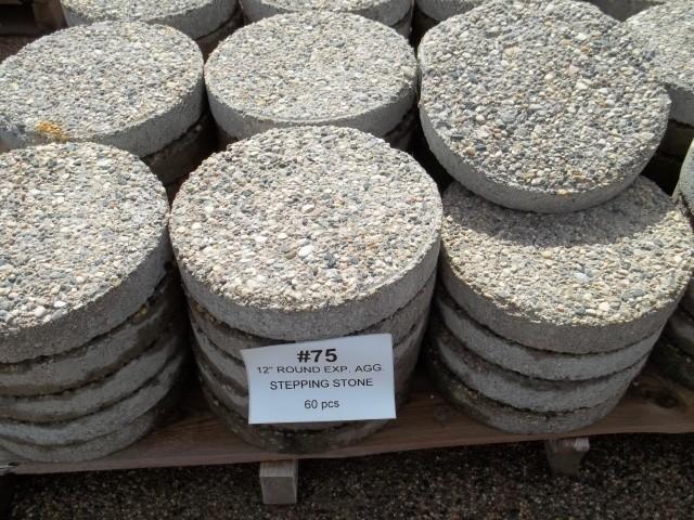 12&quot Round Exposed Agg. Steppin...