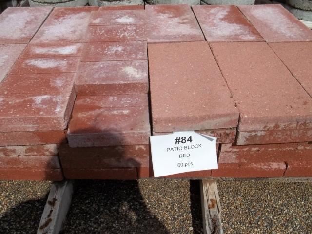 Patio Block Red 1 58&quotHx7 58&...