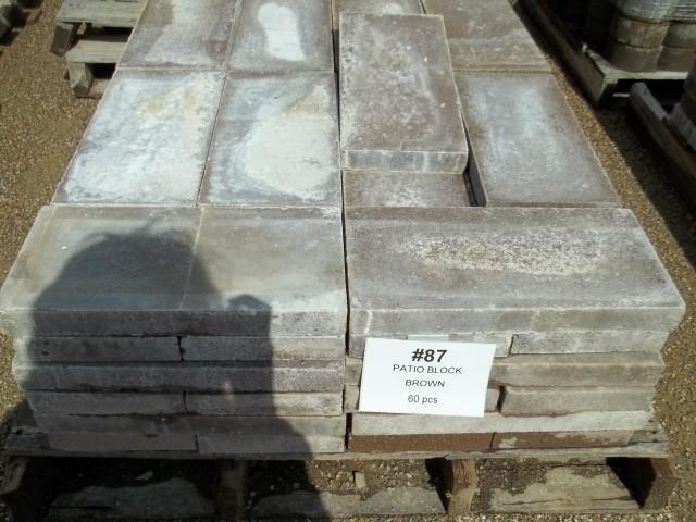Patio Block Brown 1 58&quotHx7 5...