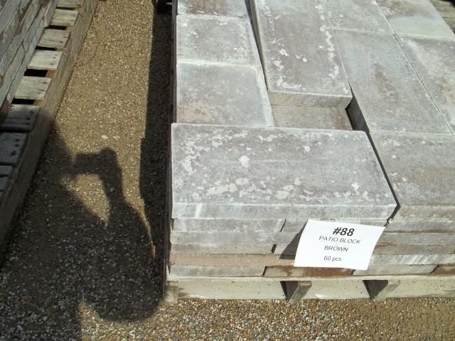 Patio Block Brown 1 58&quotHx7 5...