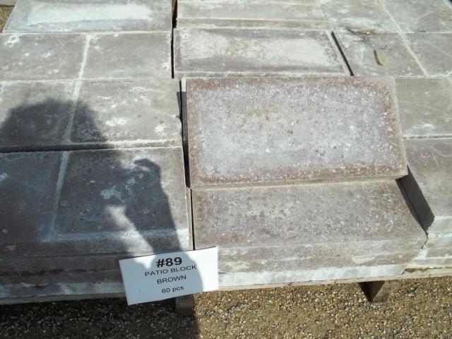 Patio Block Brown 1 58&quotHx7 5...
