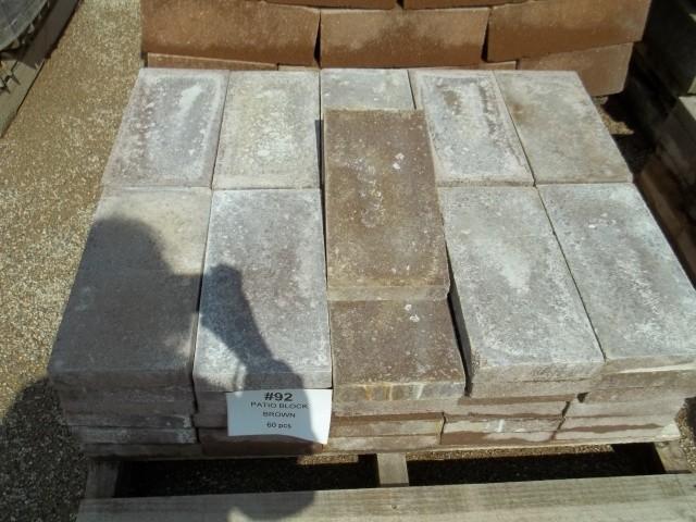 Patio Block Brown 1 58&quotHx7 5...
