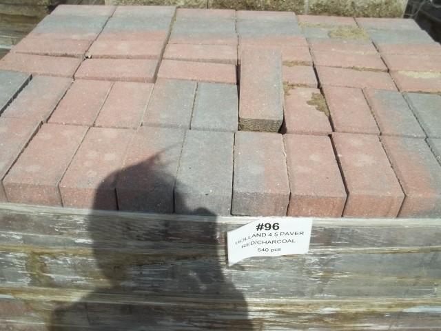 Holland 4.5 Paver RedCharcoal QTY ...