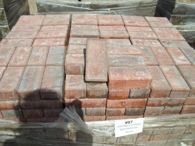 Holland 4.5 Paver RedCharcoal QTY ...