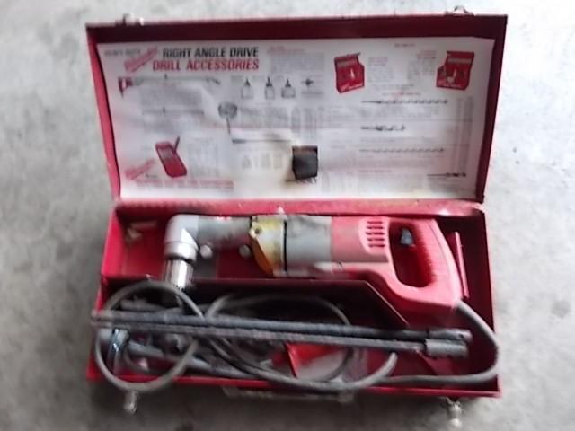lot 26 image: Milwaukee Right Angle Drill With Ca...