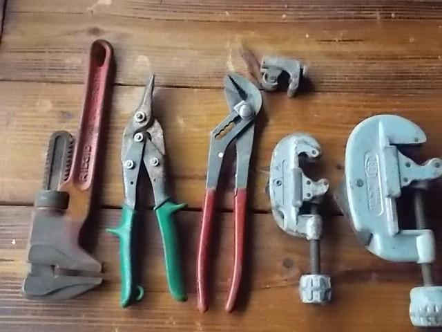 lot 36 image: Ridgid Spud Wrench, Pipe cutters, T...