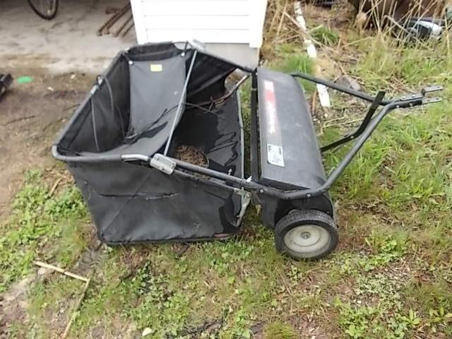 lot 62 image: 42" Lawn Sweeper (Torn On Side...