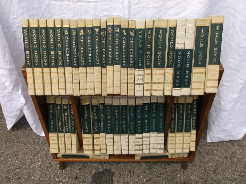 Vintage bookshelf 27&quot W x 8&qu...