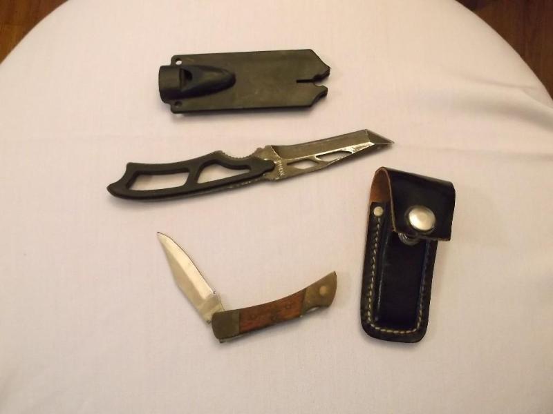 Small knife is a lock blade 5 18&q...