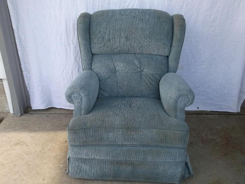 Lazy Boy rocking recliner measuring...