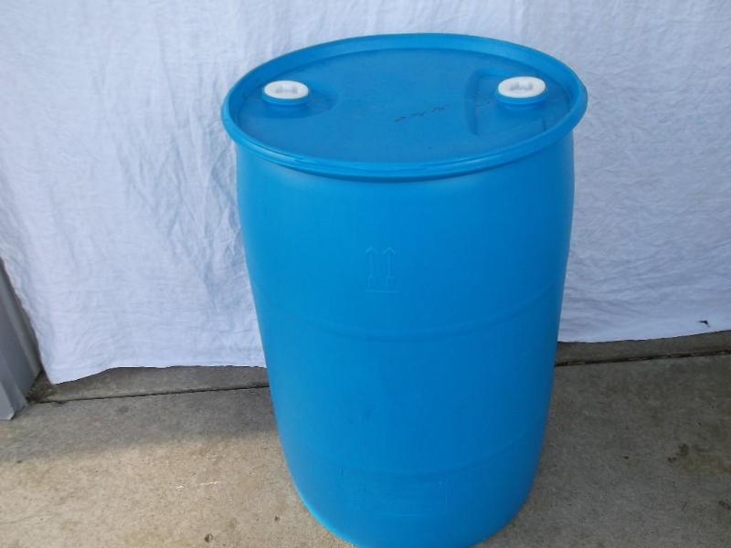 55 Gal. barrel had liquid used for ...