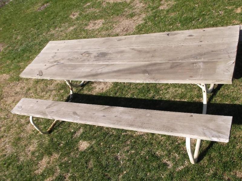 Large picnic table measures 56 12&...