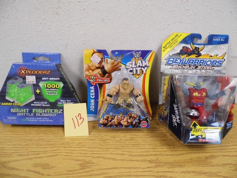 Assorted Toys and Action Figures