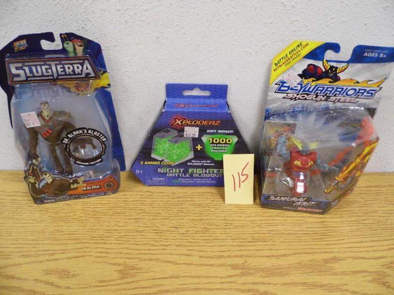 Assorted Toys and Action Figures