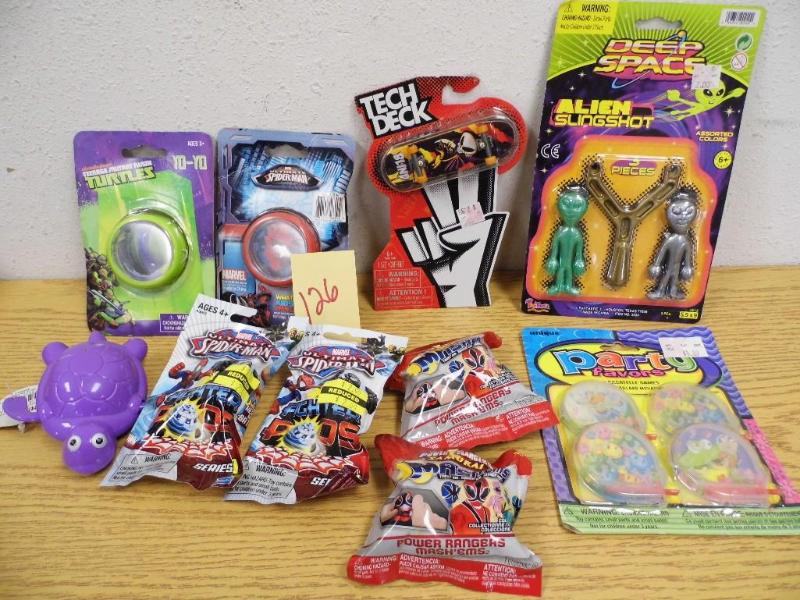 Assorted Toys and Action Figures