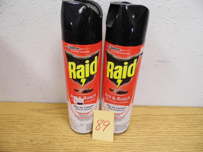 2 Cans Raid Ant & Roach