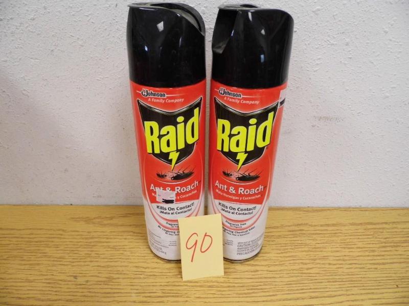 2 Cans Raid Ant & Roach