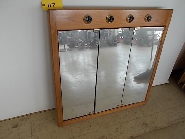 lot 117 image: Medicine Cabinet, 3 x 3...