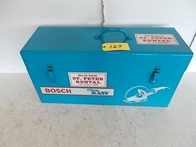 lot 129 image: Steel Toolbox, 30" x 1 12&quo...
