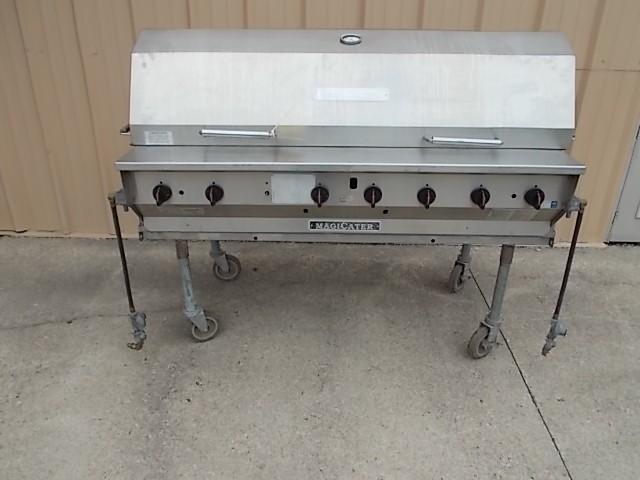 lot 4 image: MagiCater 5 x 2 Gas Grill, Stainl...
