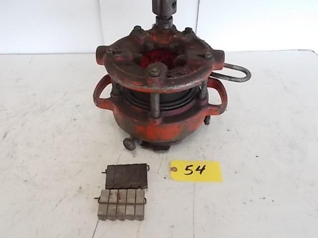 lot 54 image: Ridgid No. 4 P-J Tap Head with (3) ...