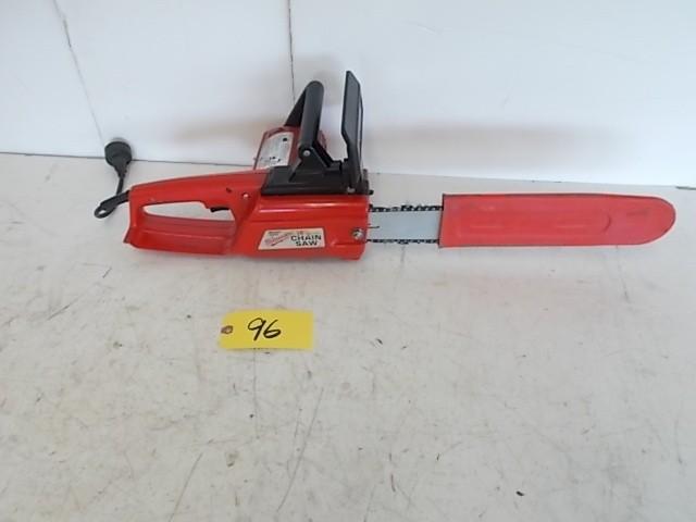 lot 96 image: Milwaukee H.D. 16" Electric Ch...