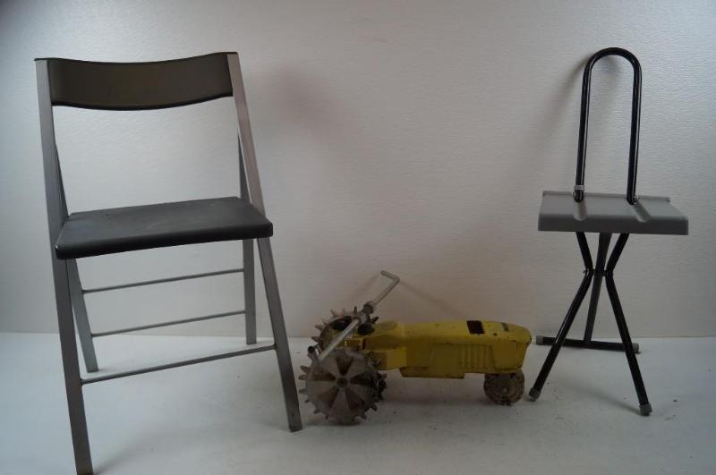 2 Chairs and Sprinkler