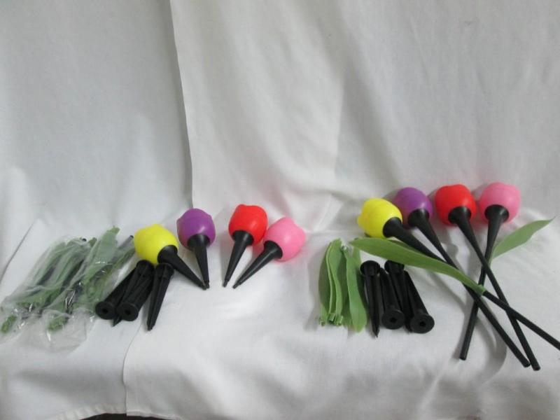 LED Solar Tulip Lights - Set of 4