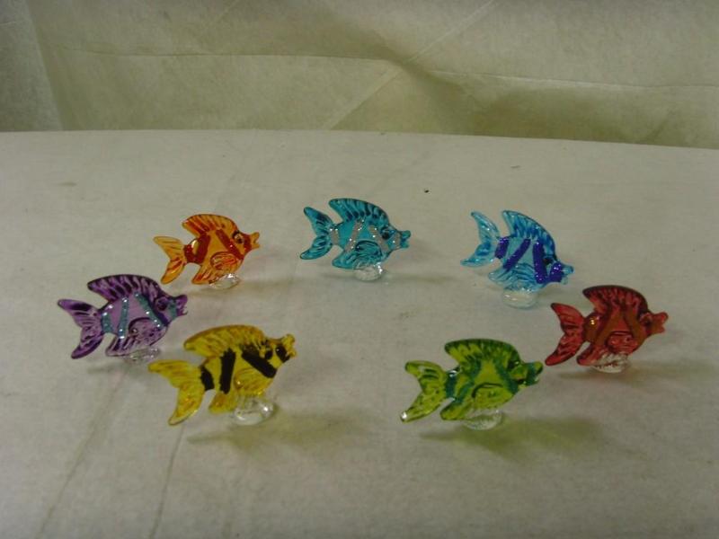 Lucky 7 Glass Fish Set
