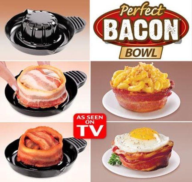 lot 24 image: As Seen On TV Perfect Bacon Bowl