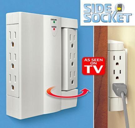 lot 25 image: As Seen On TV Side Socket