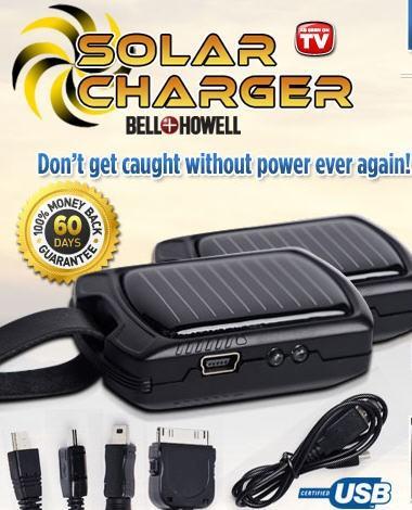 lot 26 image: As Seen On TV Solar Charger