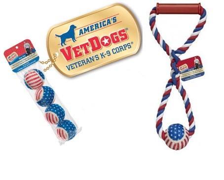 lot 49 image: Americas VetDogs Dog Toys Lot of 2