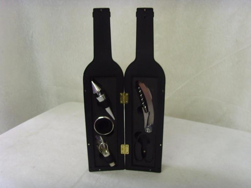 lot 60 image: Bar Tool Set in Wine Bottle Case