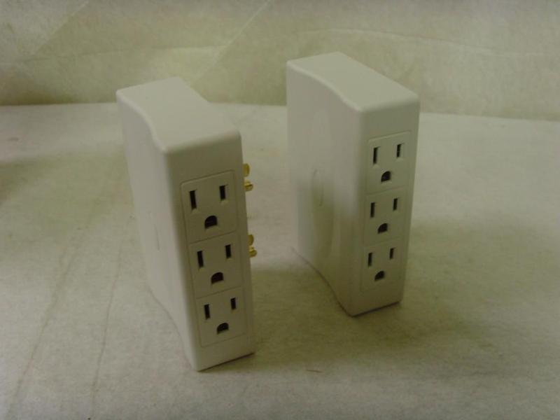 lot 83 image: Slim Profile 6 Outlet Adapters