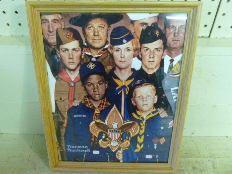 Large Norman Rockwell - Boy Scouts ...
