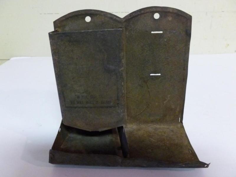 Vintage metal kitchen match chimney...