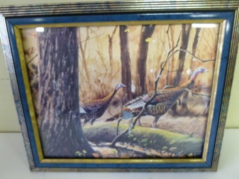 Killen - Wild Turkey wood framed pr...