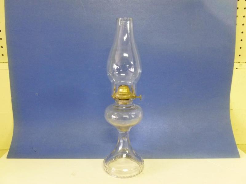 Vintage P&ampA glass bodied oil la...