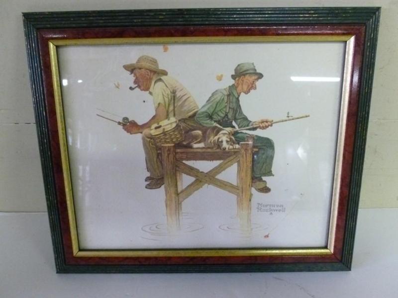 Beautiful Norman Rockwell wood fram...
