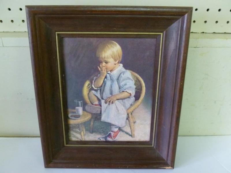 Iverson solid wood framed picture t...