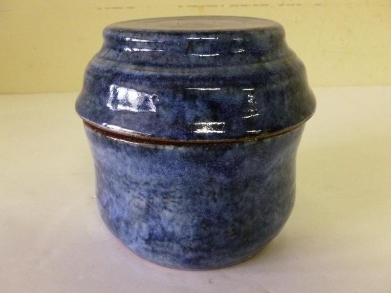 Beautiful glazed stoneware containe...