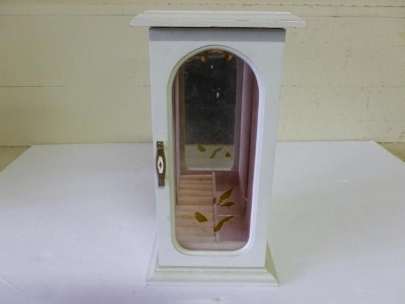 Solid wood necklace and ring jewelr...