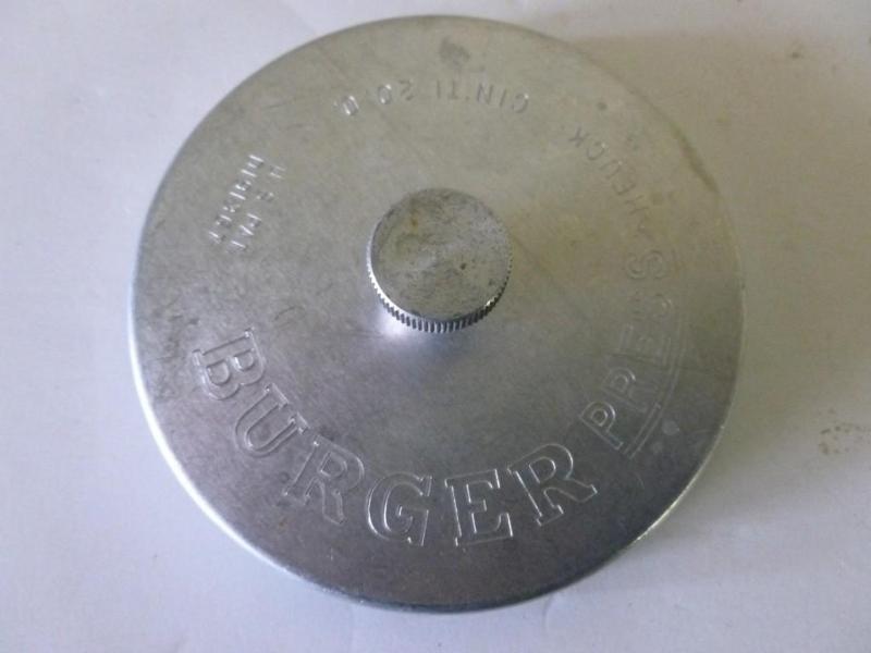 Aluminum burger press, good working...