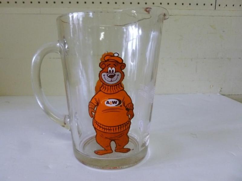 Collectible A&ampW painted glass r...